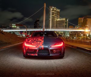 Toyota GR Supra DRL Headlight Upgrade Kit - ORACLE Lighting - ColorSHIFT RGB+A 2.0 - `20-`21
